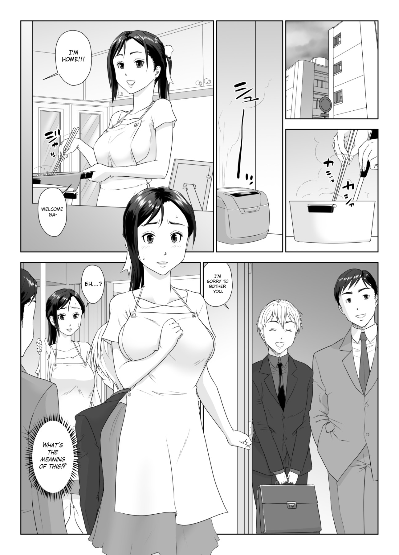 Hentai Manga Comic-A Wife Moaning To Another Man's Cock 1-Read-46